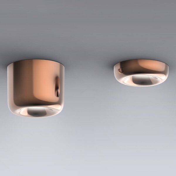 Stropné Lampa Serien Lighting, Cavity Ceiling L, stmievateľné, Bronzová / Stará Mosadz, Obývacia izba, Kov, Dizajnový