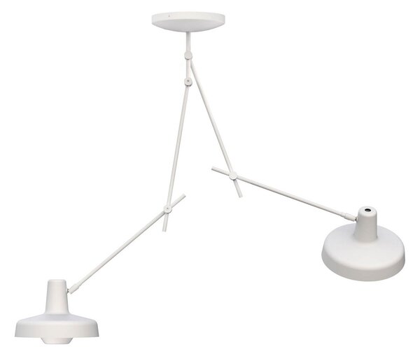 Stropné Lampa GRUPA, Arigato, stmievateľné, Biela, Pracovňa, Kov