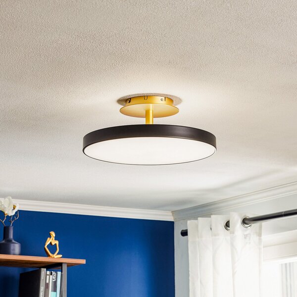 Stropné Lampa UMAGE, Asteria Up Medium, stmievateľné, Čierna, Obývacia izba, Kov, Dizajnový