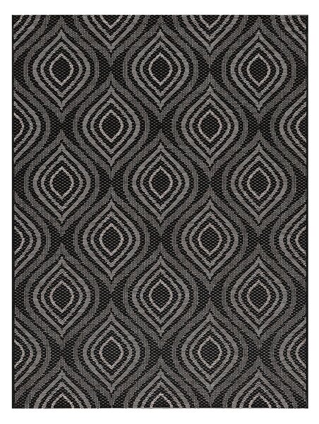 Koberec Breeze black/ clif grey 120 x 170 cm
