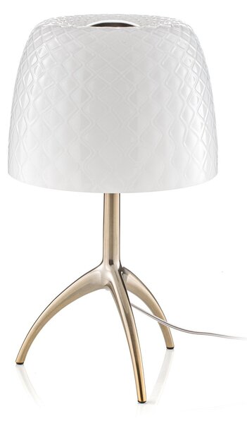 Stolové Lampa Foscarini, Lumiere, Biela, Obývacia izba, Sklo, Dizajnový