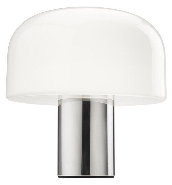 Stolové Lampa FLOS, Bellhop Glass T, stmievateľné, Biela, Obývacia izba, Sklo