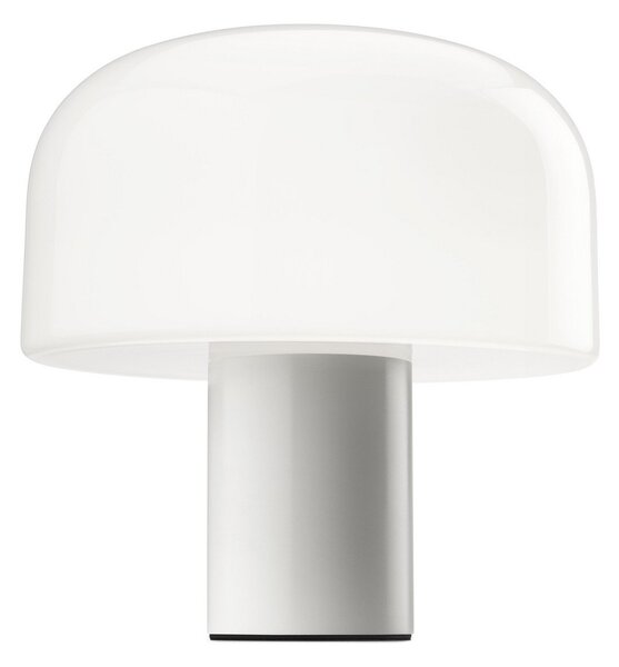 Stolové Lampa FLOS, Bellhop Glass T, stmievateľné, Biela, Obývacia izba, Sklo
