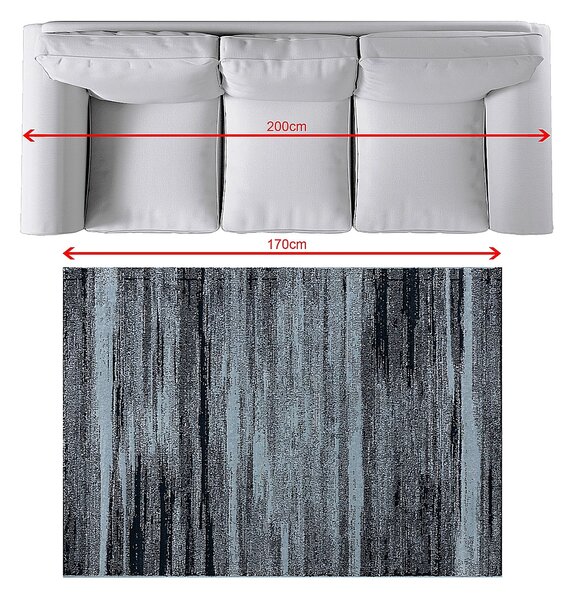 Koberec Sevilla sky blue/frost grey 120x170cm