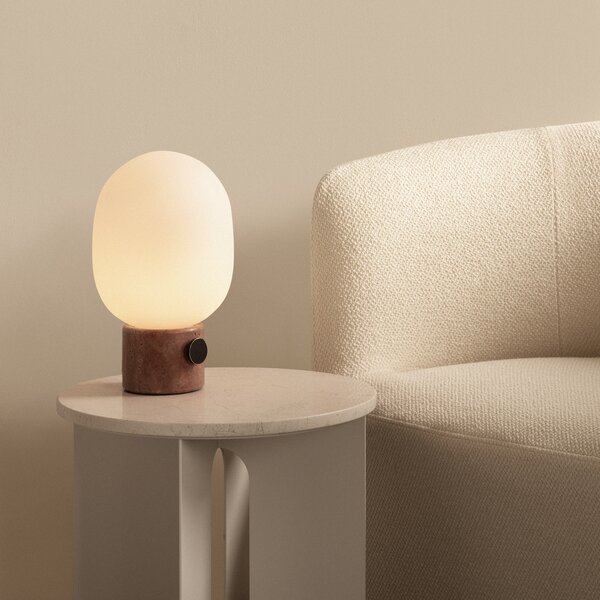 Stolové Lampa Audo Copenhagen, JWDA, stmievateľné, Biela, Obývacia izba, Sklo, Dizajnový