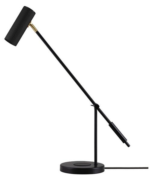 Stolové Lampa Globen Lighting, Čierna, Obývacia izba, Kov