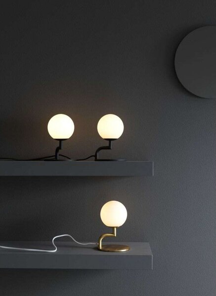Stolové Lampa Pholc, stmievateľné, Zlatá / Mosadz, Obývacia izba, Kov