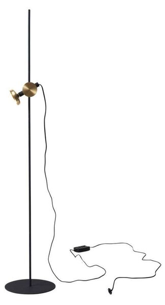 Stojacie Lampa Pholc, Zlatá / Mosadz, Obývacia izba, Kov