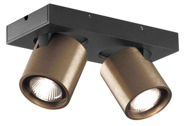 Stropné Lampa LIGHT-POINT, stmievateľné, Bronzová / Stará Mosadz, Obývacia izba, Hliník