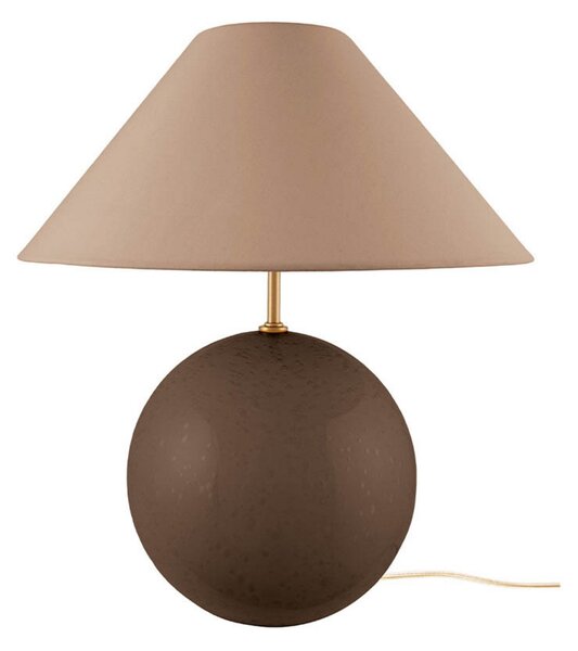 Stolové Lampa Globen Lighting, IRIS, Hnedá / Hrdzavá, Obývacia izba, Sklo, Vintage