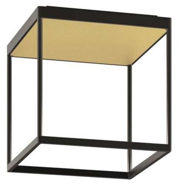 Stropné Lampa Serien Lighting, stmievateľné, Čierna, Obývacia izba, Hliník