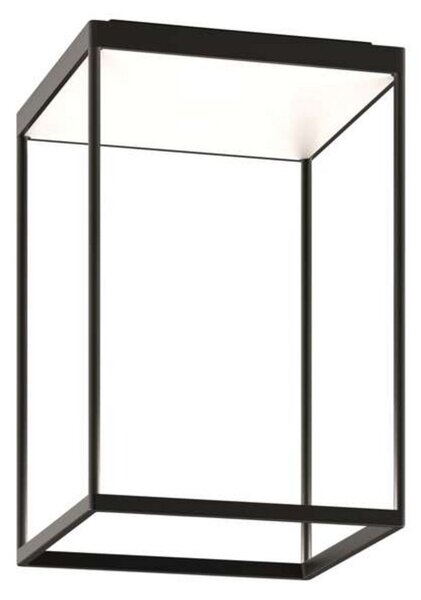 Stropné Lampa Serien Lighting, stmievateľné, Čierna, Obývacia izba, Hliník