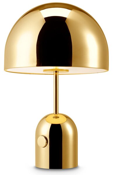Stolové Lampa Tom Dixon, Bell, stmievateľné, Zlatá / Mosadz, Obývacia izba, Kov, Dizajnový