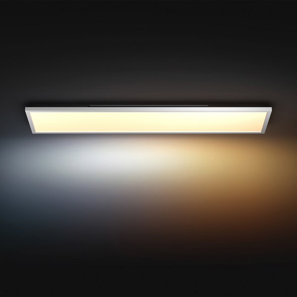 Stropné Lampa Philips Hue, Aurelle, stmievateľné, Biela, Obývacia izba, Kov, Moderný