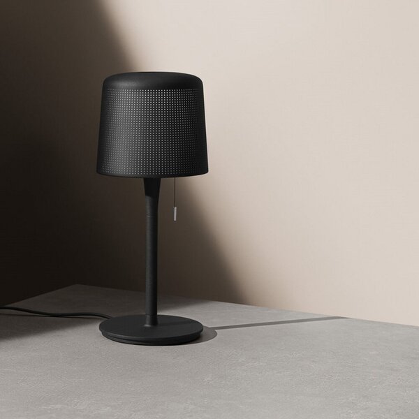 Stolové Lampa Vipp, Čierna, Obývacia izba, Kov