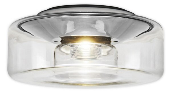 Stropné Lampa Serien Lighting, Curling S, stmievateľné, Transparentná, Obývacia izba, Plast, Moderný