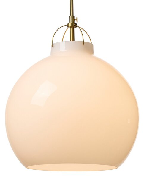 Závesné svietidlá Halo Design, TOSCANA, stmievateľné, Biela, Jedáleň, Sklo, Dizajnový
