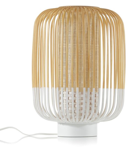 Stolové Lampa Forestier, Bamboo Light M, Biela, Obývacia izba, Bambus, Dizajnový