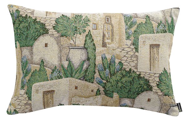 Karin - jednoduchá obliečka, 60x40cm farba produktu béžová látka zapletaná, vzorované
