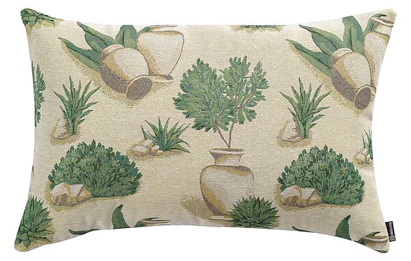 Karin - jednoduchá obliečka, 60x40cm farba produktu béžová látka zapletaná, vzorované
