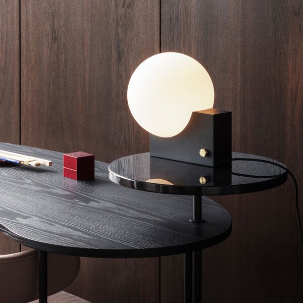 Stolové Lampa &Tradition, Journey SHY1, stmievateľné, Čierna, Obývacia izba, Sklo, Dizajnový