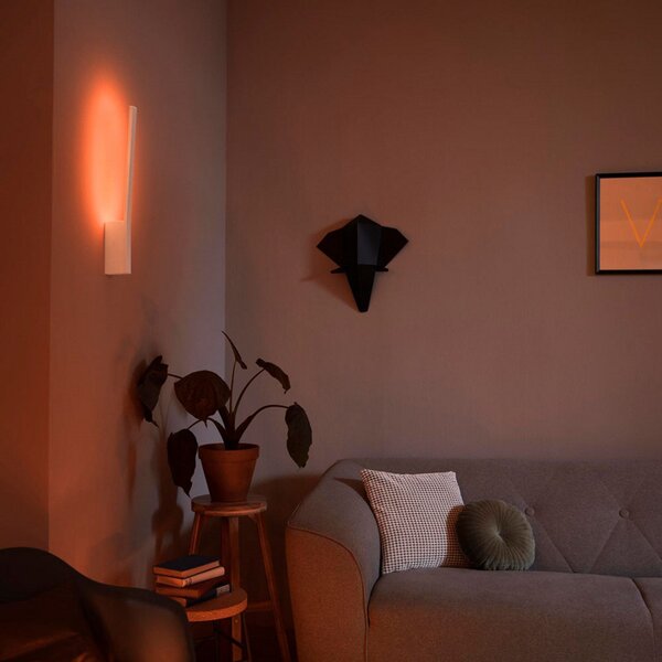 Nástenné Svietidlo Philips Hue, stmievateľné, Biela, Kov