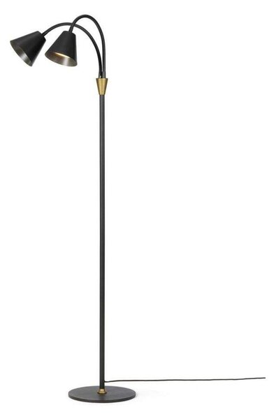 Stojacie Lampa Halo Design, Čierna, Obývacia izba, Kov