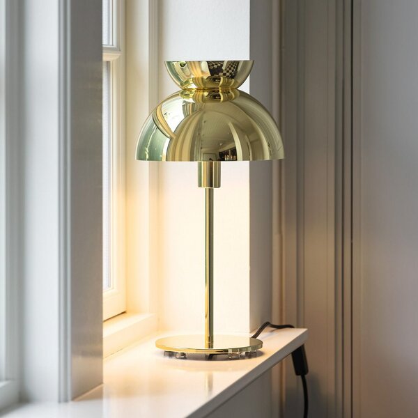 Stolové Lampa FRANDSEN, Butterfly, Zlatá / Mosadz, Obývacia izba, Kov, Dizajnový