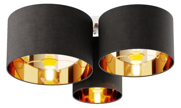 Stropné Lampa Lindby, Laurenz, stmievateľné, Sivá, Obývacia izba, Tkanina / Textil, Moderný