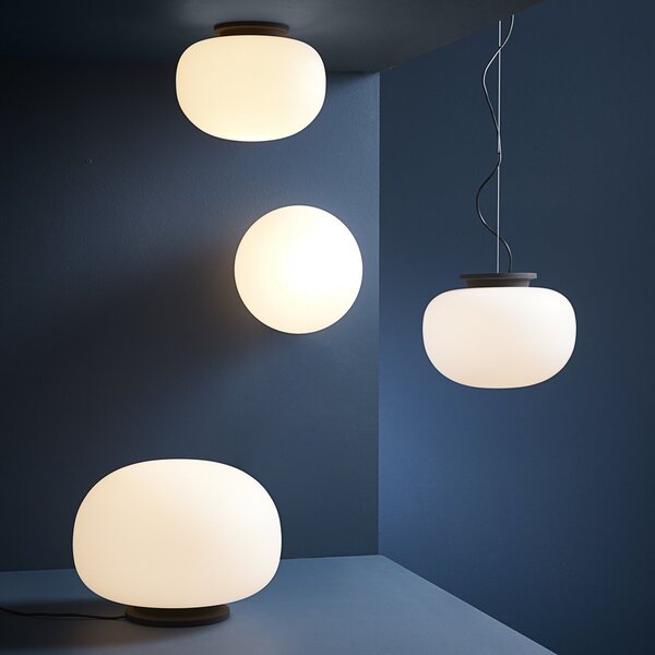 Stropné Lampa FRANDSEN, Supernate, stmievateľné, Biela, Obývacia izba, Sklo, Dizajnový
