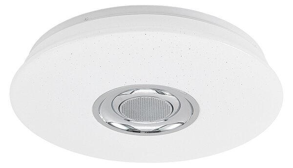 Stropné Lampa Lindby, Elpida, stmievateľné, Biela, Obývacia izba, Plast, Moderný