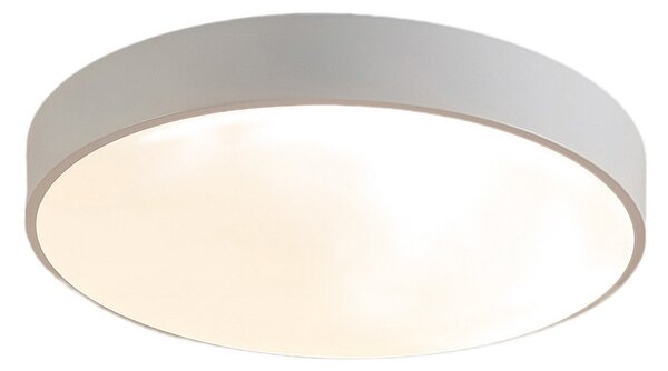 Stropné Lampa Lindby, Simera, stmievateľné, Biela, Obývacia izba, Plast, Moderný