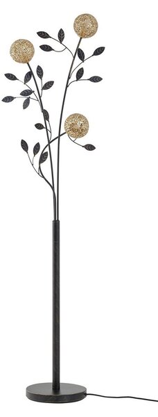 Stojacie Lampa Lucande, Evory, Čierna, Obývacia izba, Kov, Florentský