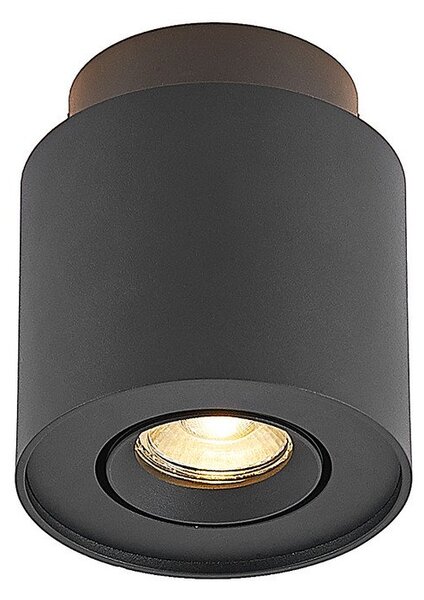 Stropné Lampa Arcchio, Walisa, stmievateľné, Čierna, Obývacia izba, Hliník, Moderný