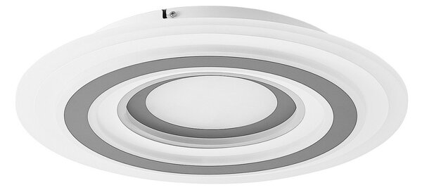 Stropné Lampa Lindby, Jazmina, stmievateľné, Čierna, Obývacia izba, Plast, Moderný