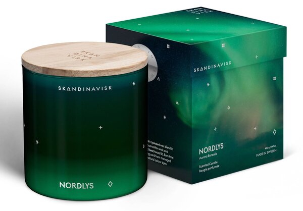 Vonná sviečka NORDLYS (polárna žiara) 400 g