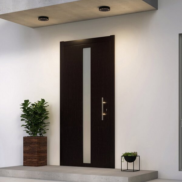 Stropné Lampa Lucande, Kelissa, Čierna, Kúpeľňa, Kov, Moderný