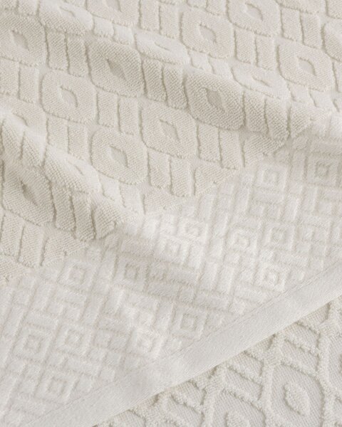Uterák Lattice 50x90 cm cream pearl