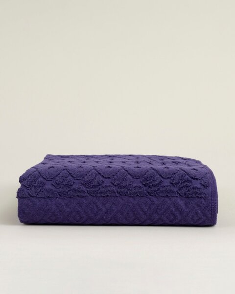 Uterák Lattice 70x140 cm deep violet