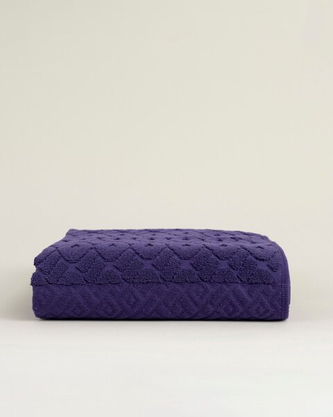 Uterák Lattice 50x90 cm deep violet