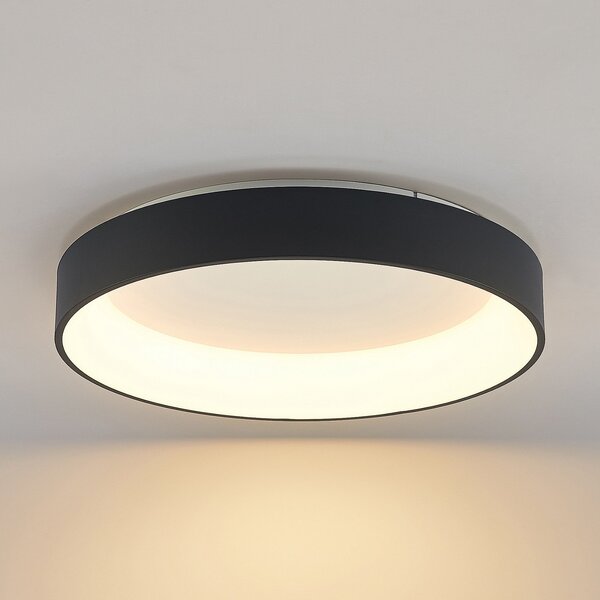 Stropné Lampa Arcchio, Aleksi, stmievateľné, Čierna, Kuchyňa, Kov, Moderný