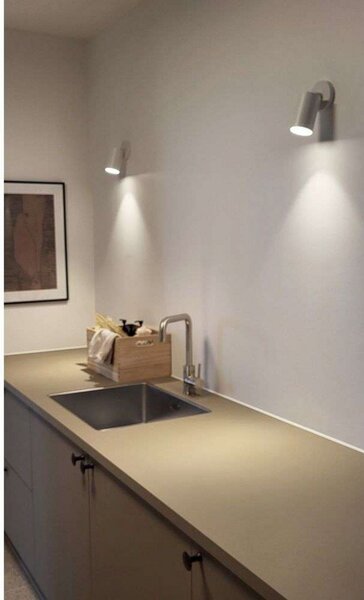 Stropné Lampa ANTIDARK, Biela, Obývacia izba, Hliník