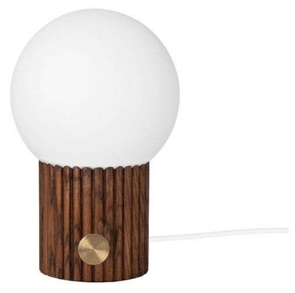 Stolové Lampa Globen Lighting, Drevo, Spálňa, Sklo