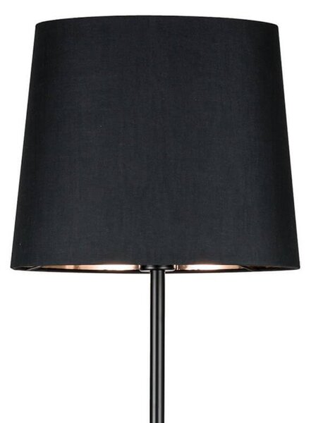 Stojacie Lampa Paulmann, Enja, Čierna, Obývacia izba, Kov, Moderný