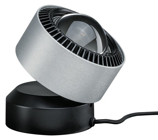 Stolové Lampa Paulmann, Aldan, stmievateľné, Metalická, Obývacia izba, Hliník, Moderný