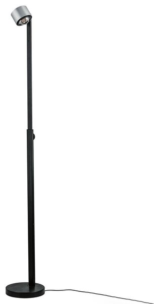 Stojacie Lampa Paulmann, Aldan, stmievateľné, Čierna, Obývacia izba, Kov, Moderný
