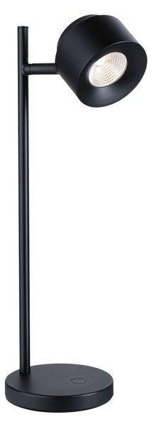 Stolové Lampa Paulmann, Puric Pane I, stmievateľné, Čierna, Obývacia izba, Kov, Moderný