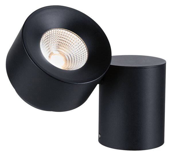 Stolové Lampa Paulmann, Puric Pane, stmievateľné, Čierna, Obývacia izba, Kov, Moderný