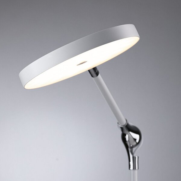 Stolové Lampa Paulmann, Numis, stmievateľné, Biela, Pracovňa, Kov, Moderný