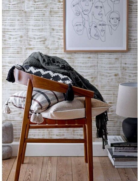 Stolové Lampa Bloomingville, Čierna, Obývacia izba, Tkanina / Textil